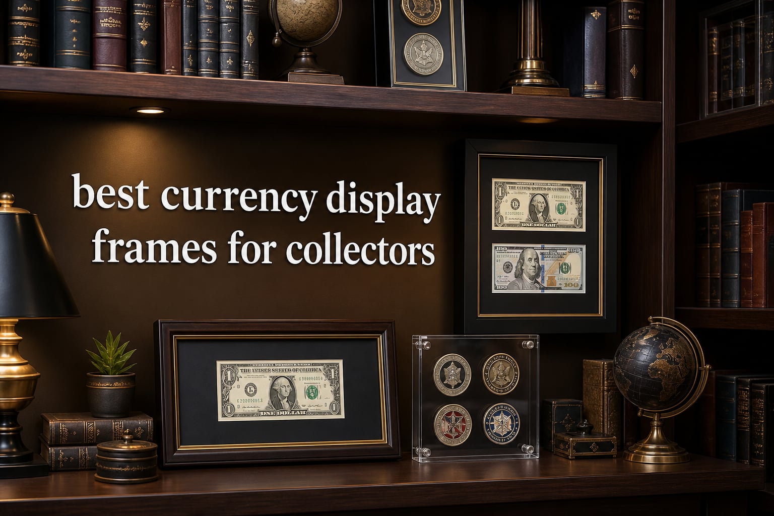 best currency display frames for collectors
