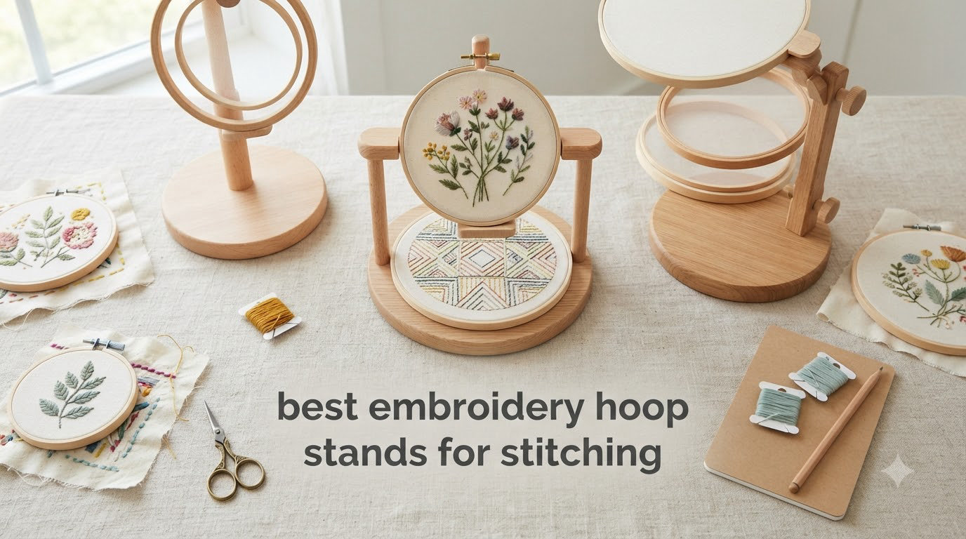 best embroidery hoop stands for stitching
