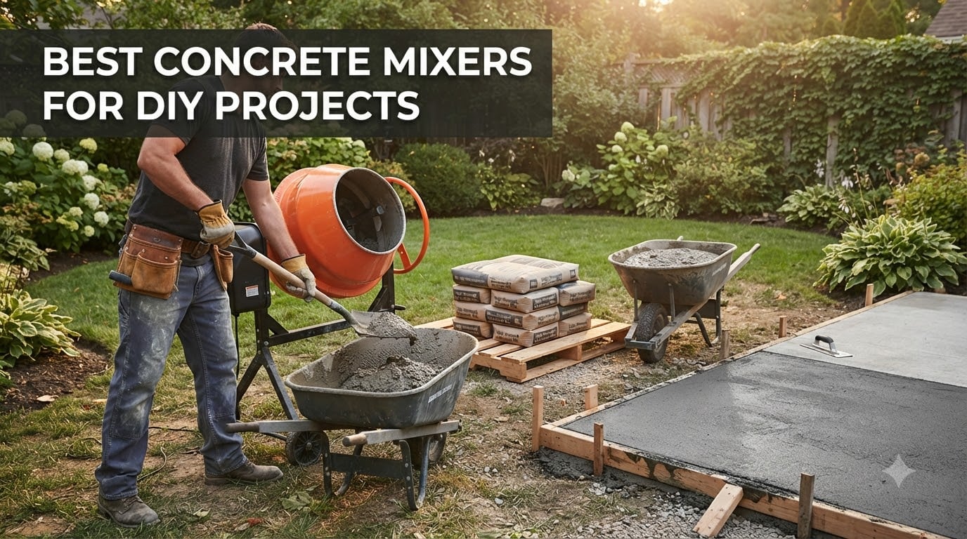 best concrete mixers for diy projects
