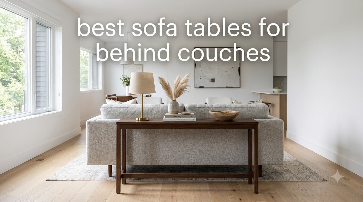 best sofa tables for behind couches