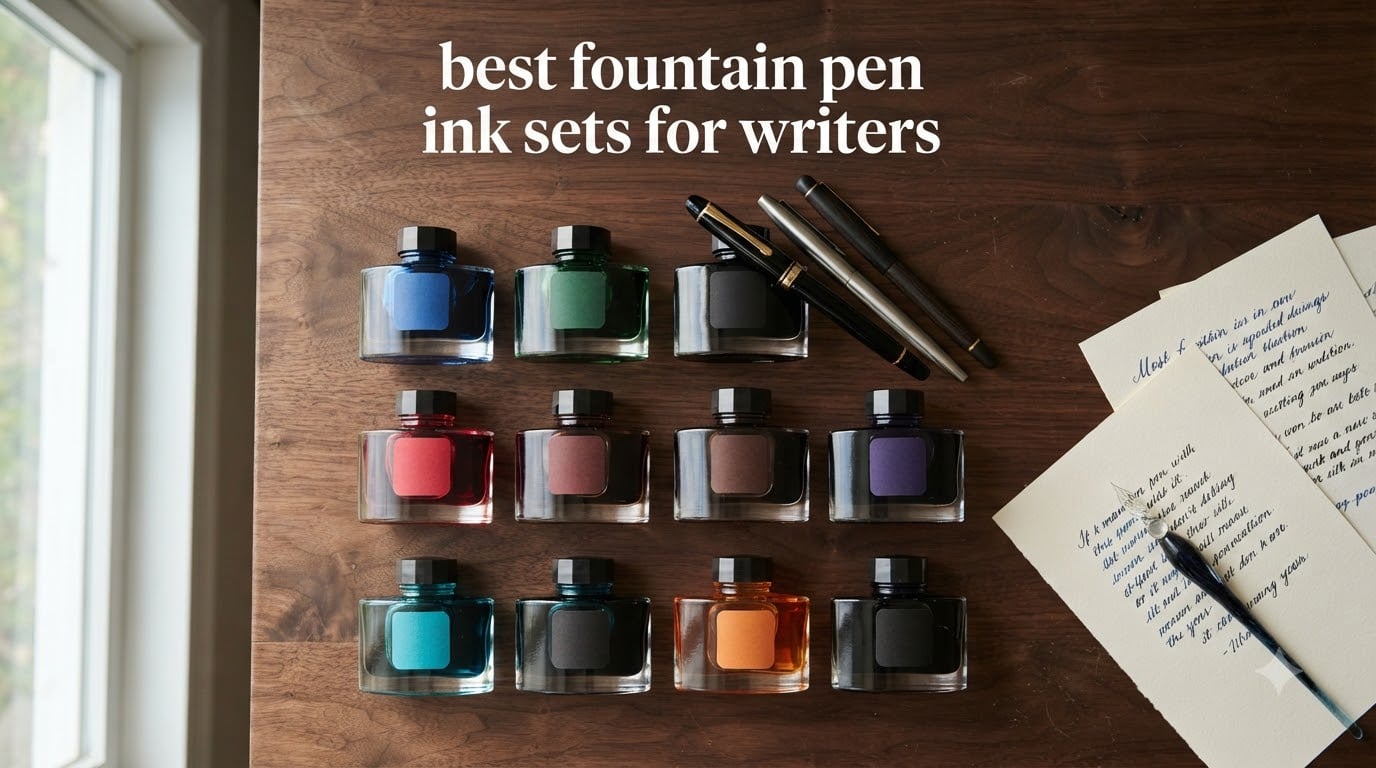 best fountain pen ink sets for writers