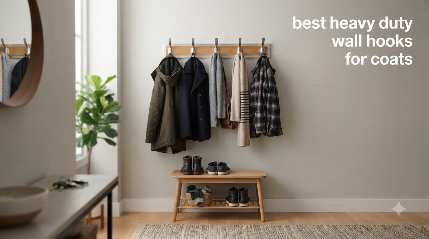 best heavy duty wall hooks for coats