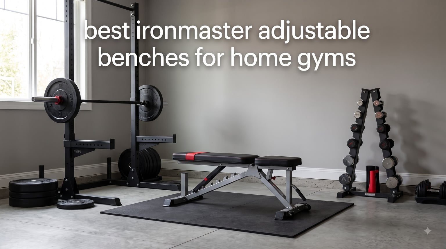 best ironmaster adjustable benches for home gyms