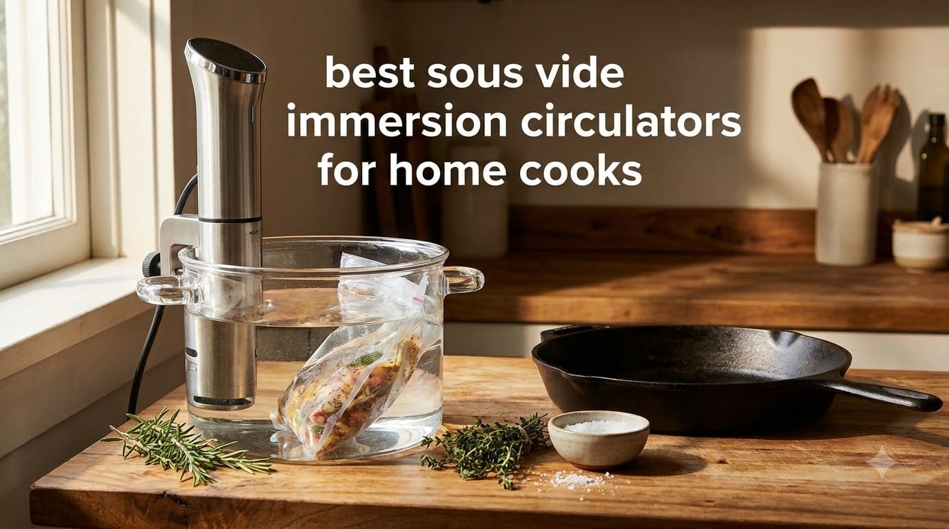 best sous vide immersion circulators for home cooks
