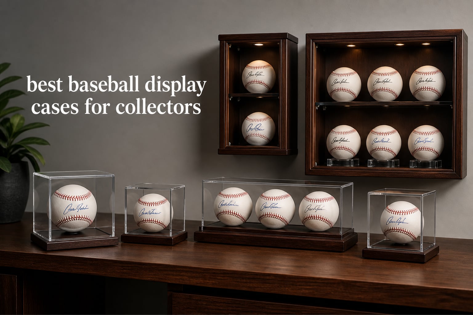 best baseball display cases for collectors