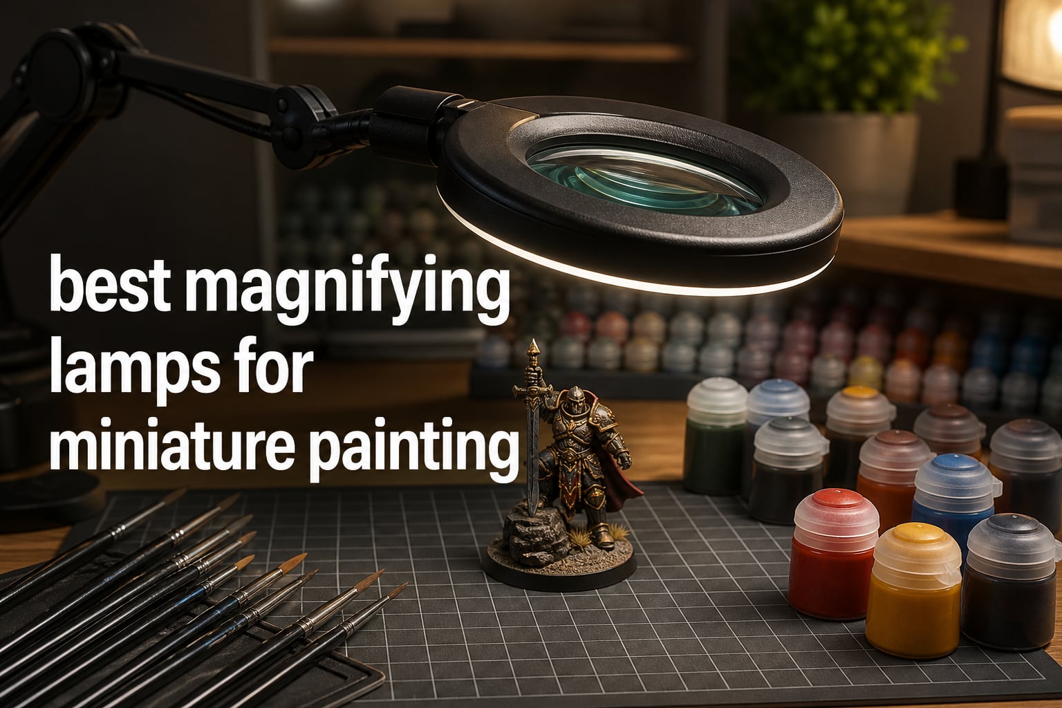 best magnifying lamps for miniature painting