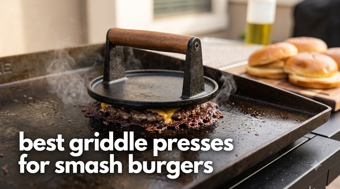 best griddle presses for smash burgers