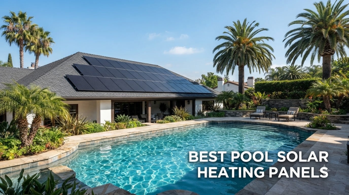 best pool solar heating panels
