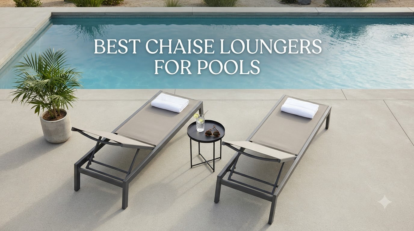 best chaise loungers for pools