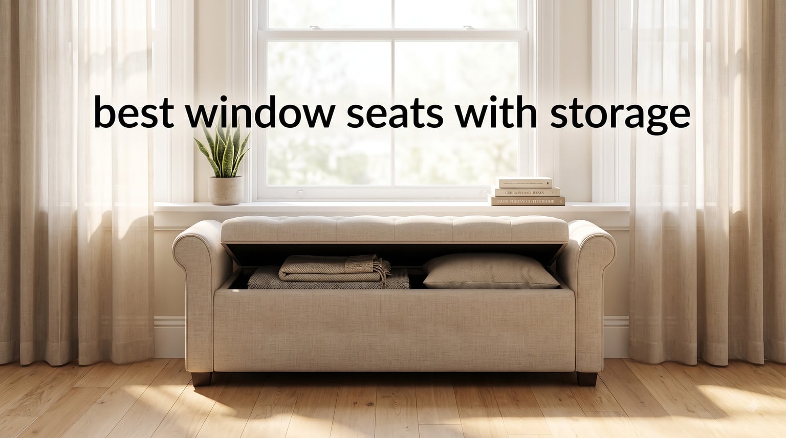 best window seats with storage