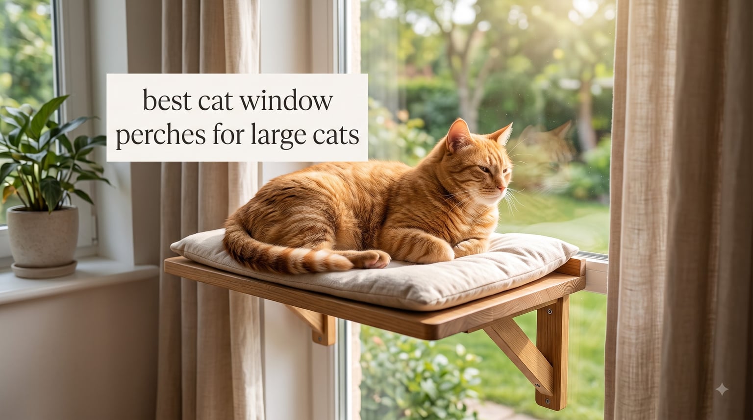 best cat window perches for large cats