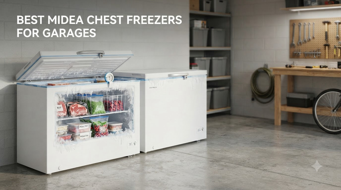 best midea chest freezers for garages