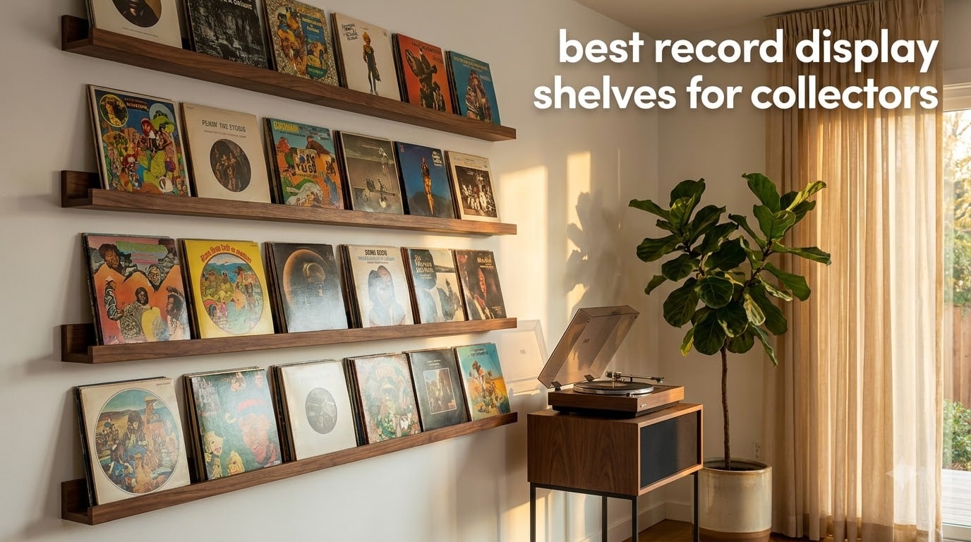 best record display shelves for collectors