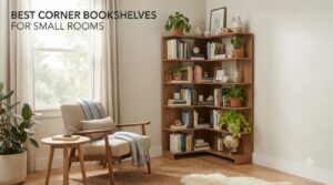 best corner bookshelves for small rooms