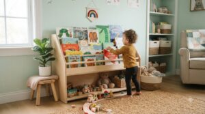 best kids bookshelves for playrooms