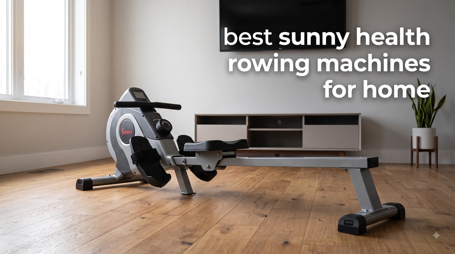 best sunny health rowing machines for home