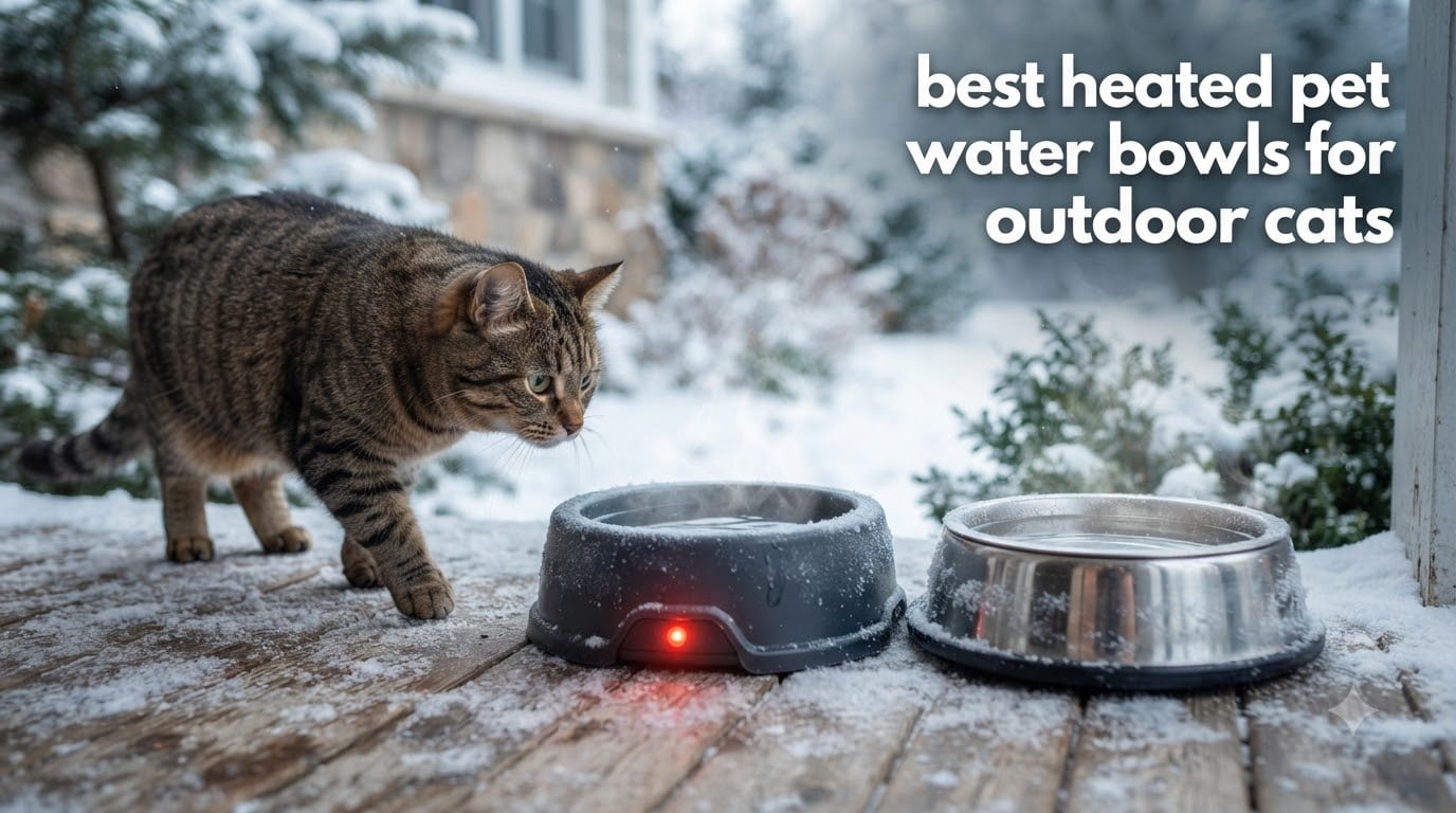 best heated pet water bowls for outdoor cats