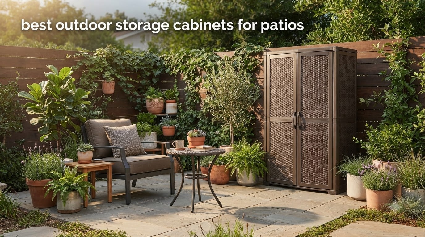 best outdoor storage cabinets for patios