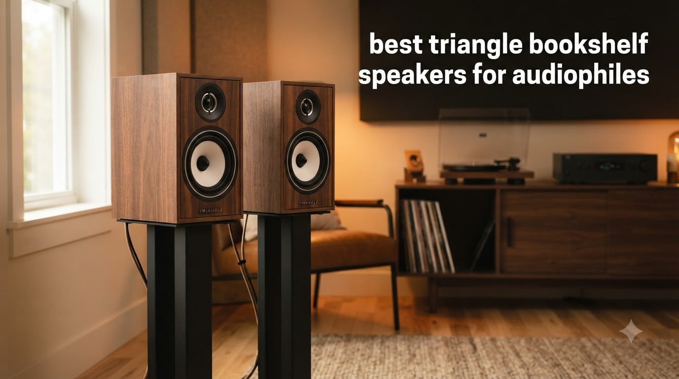 best triangle bookshelf speakers for audiophiles