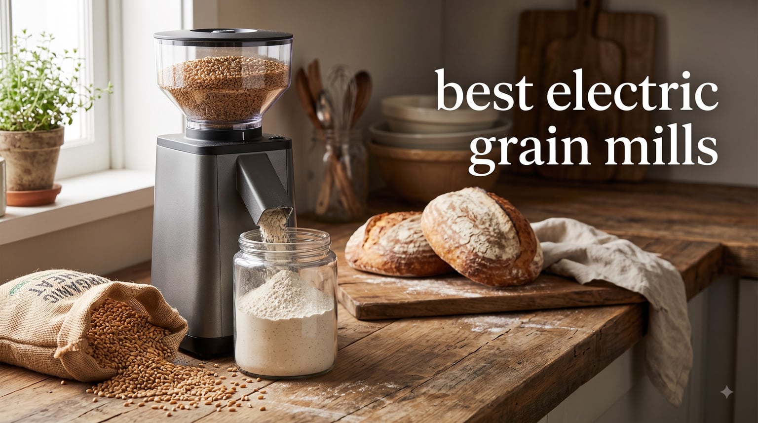 best electric grain mills