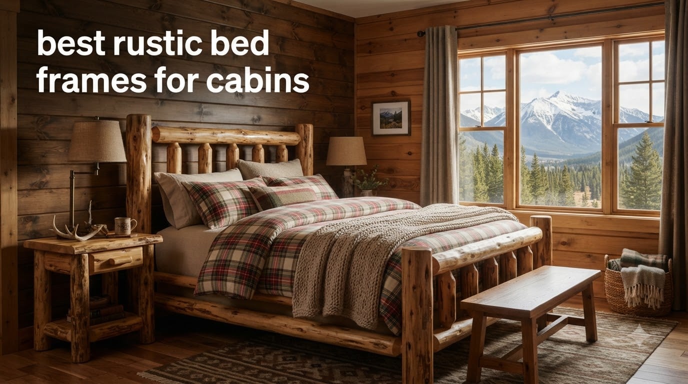 best rustic bed frames for cabins
