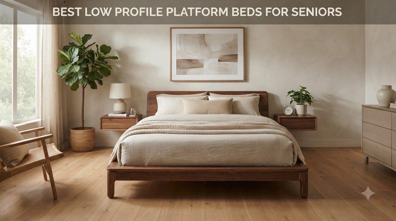 best low profile platform beds for seniors