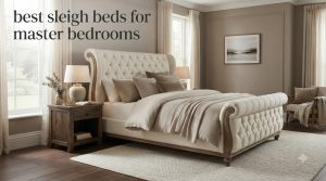 best sleigh beds for master bedrooms