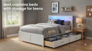 best captains beds with storage for teens