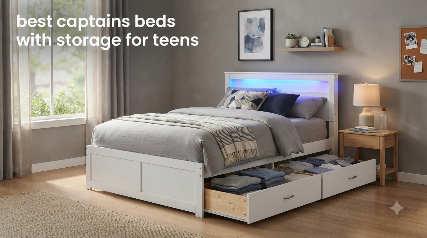 best captains beds with storage for teens