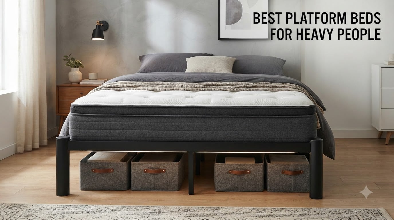 best platform beds for heavy people