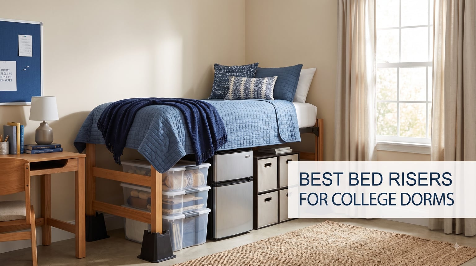 best bed risers for college dorms