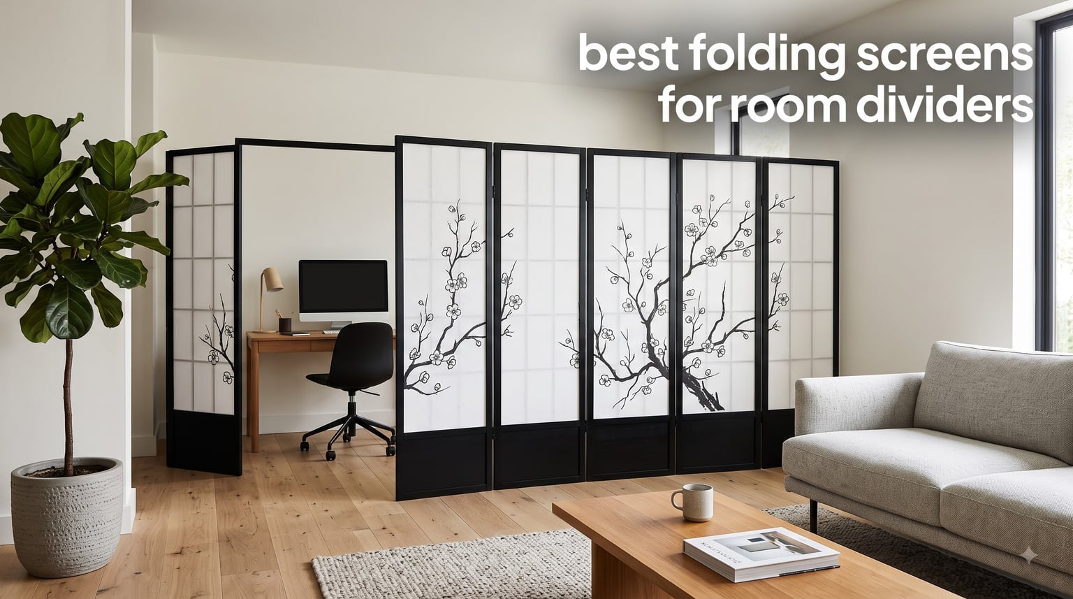 best folding screens for room dividers