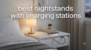 best nightstands with charging stations