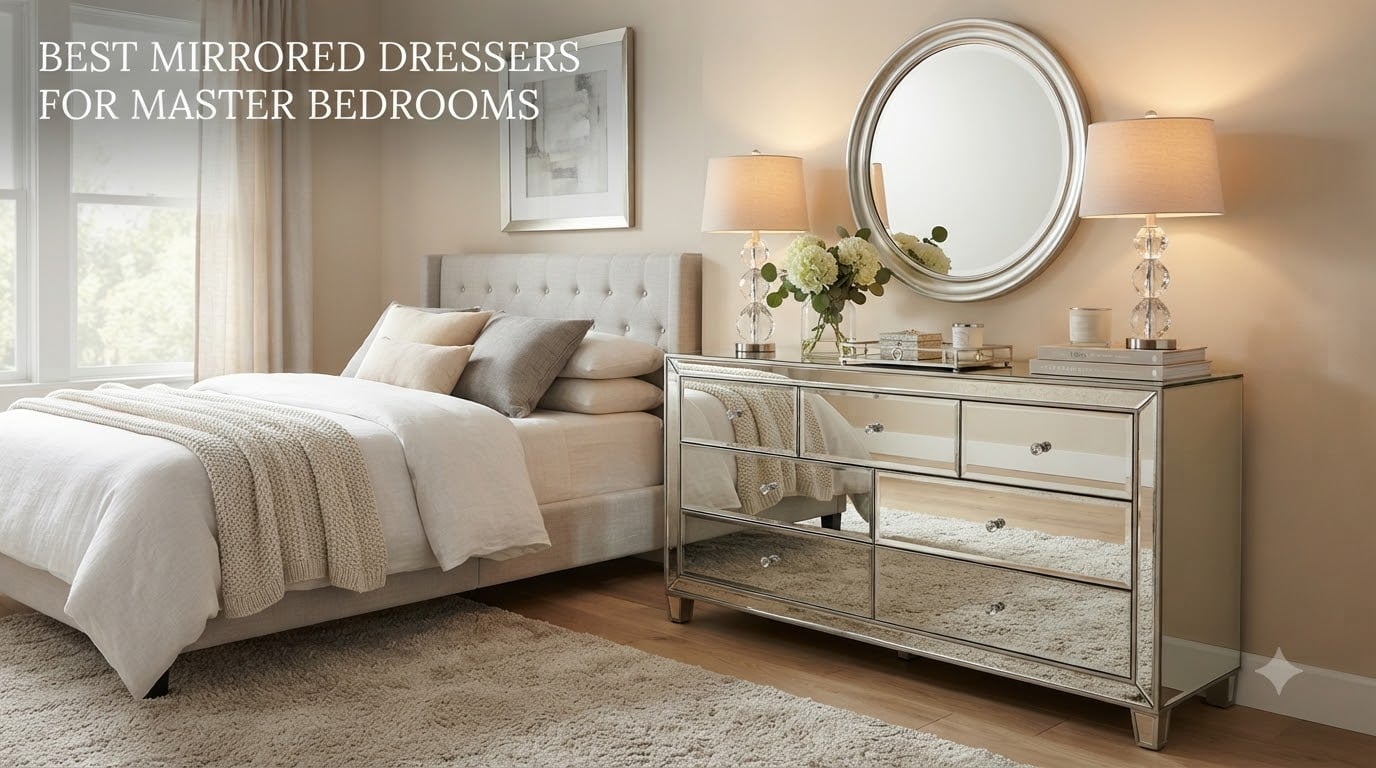 best mirrored dressers for master bedrooms