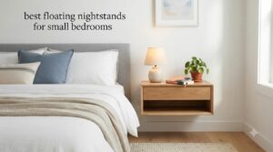 best floating nightstands for small bedrooms