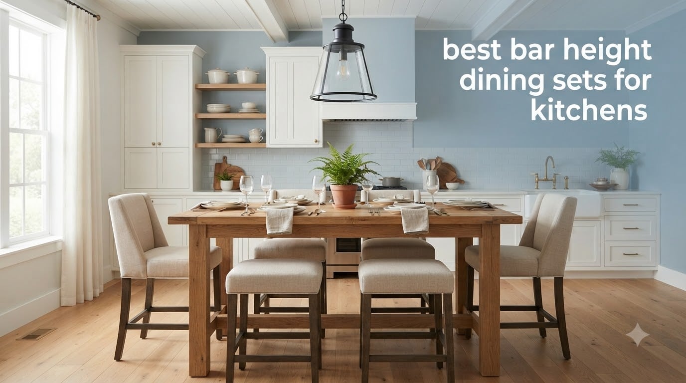 best bar height dining sets for kitchens