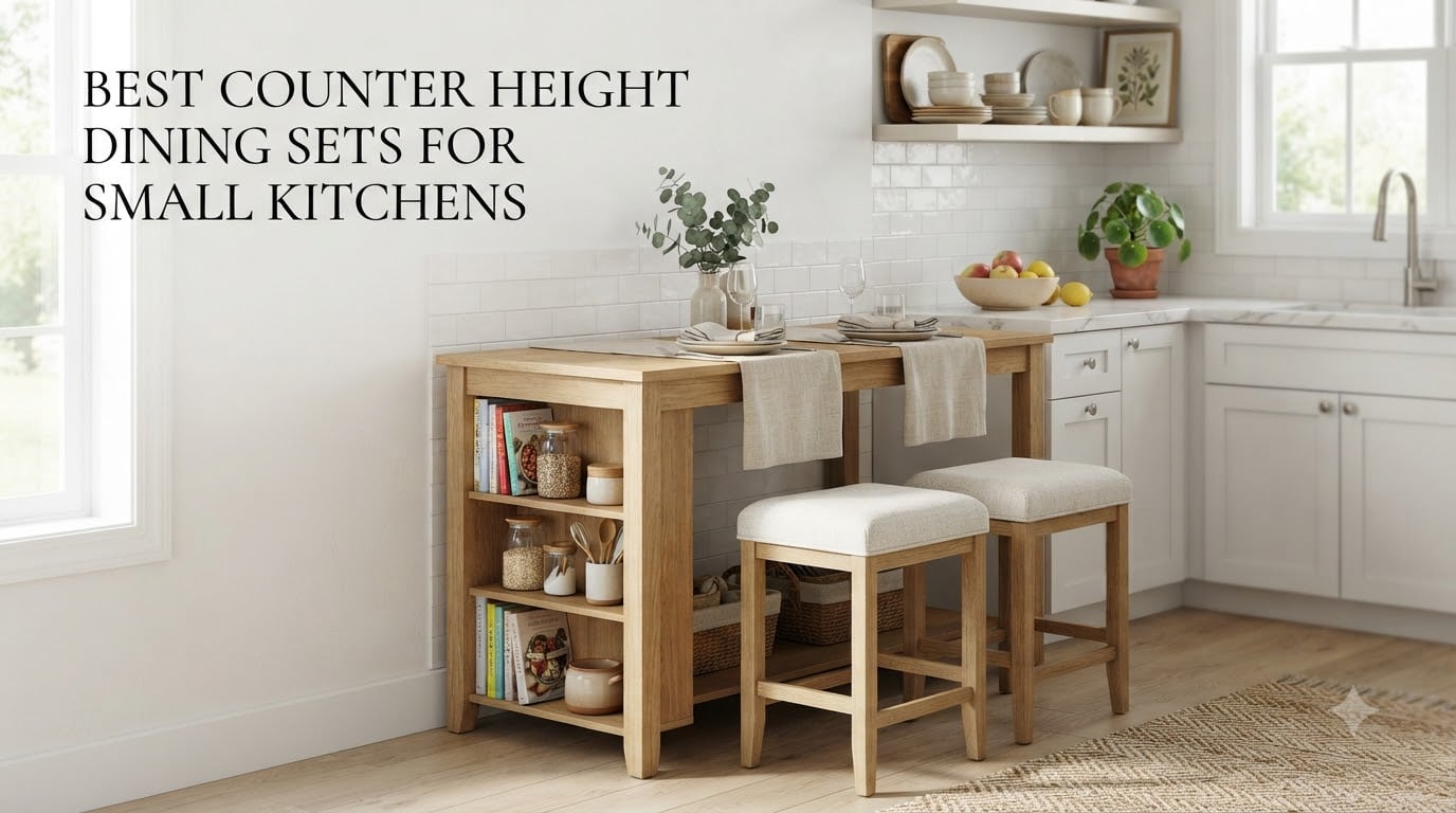 best counter height dining sets for small kitchens