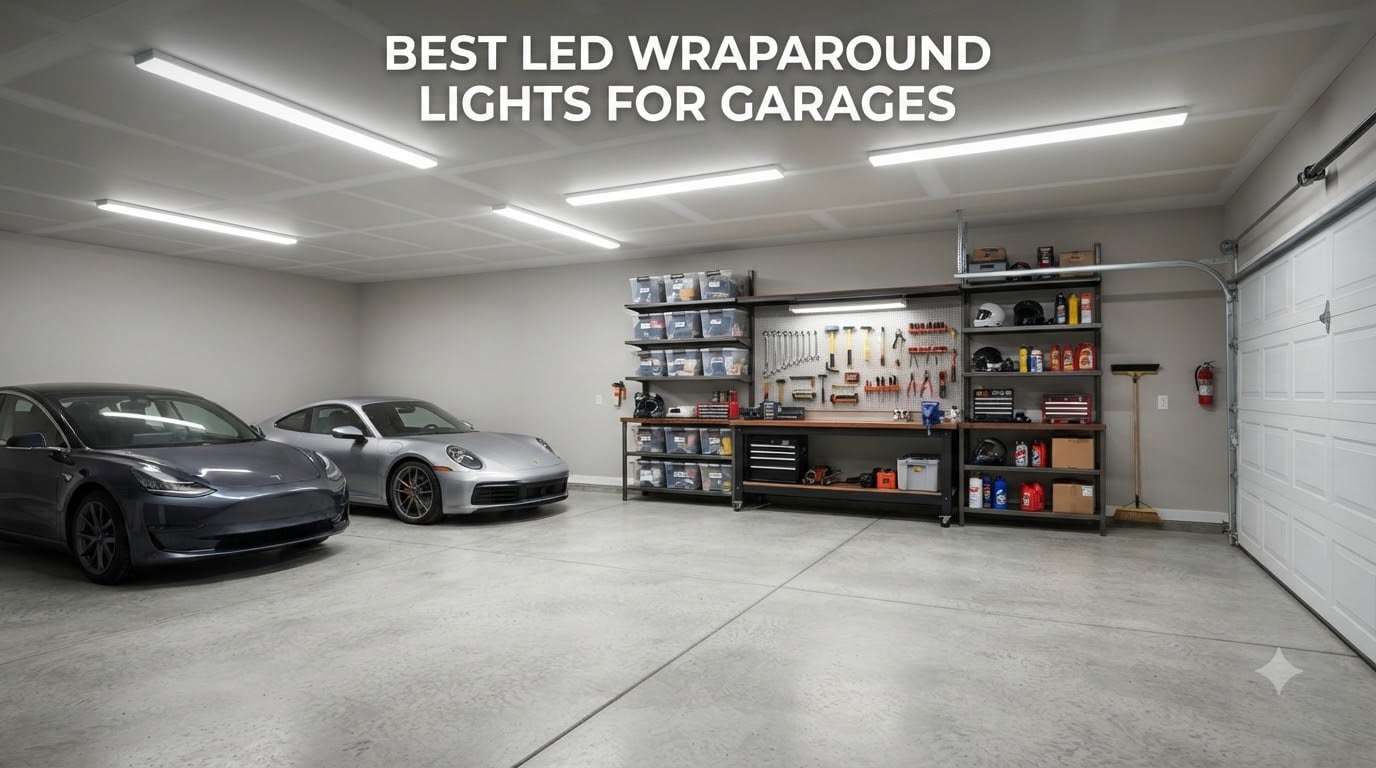 best led wraparound lights for garages