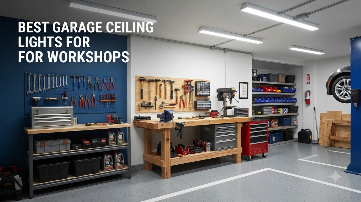 best garage ceiling lights for workshops