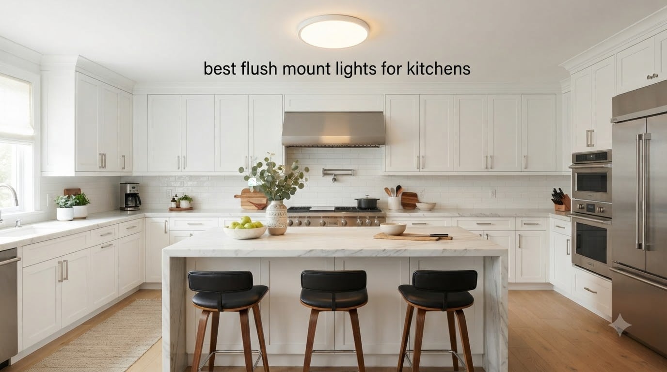 best flush mount lights for kitchens