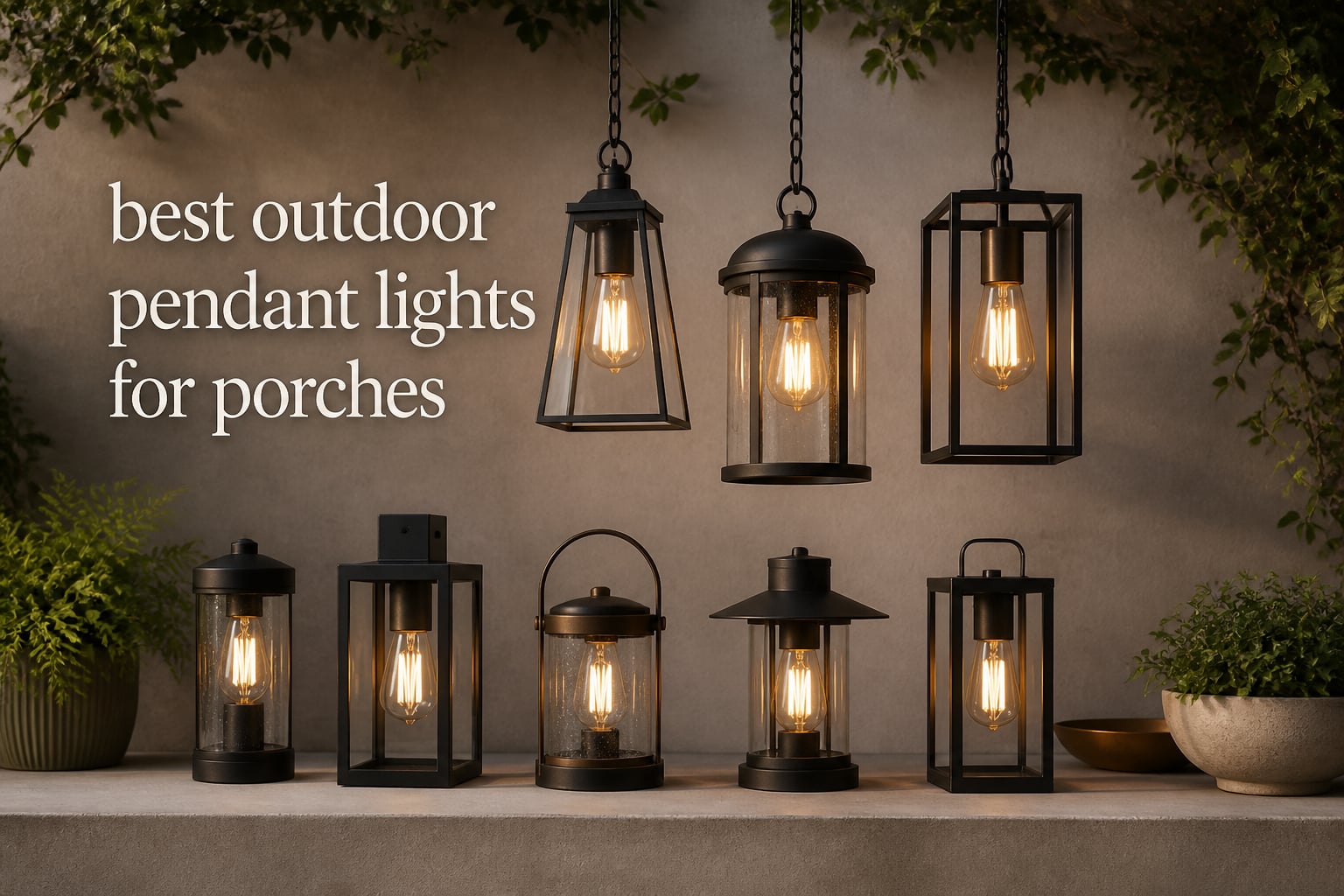 best outdoor pendant lights for porches