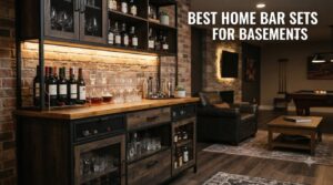 best home bar sets for basements