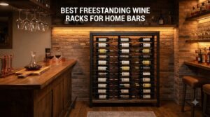 best freestanding wine racks for home bars