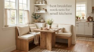 best breakfast nook sets for small kitchens