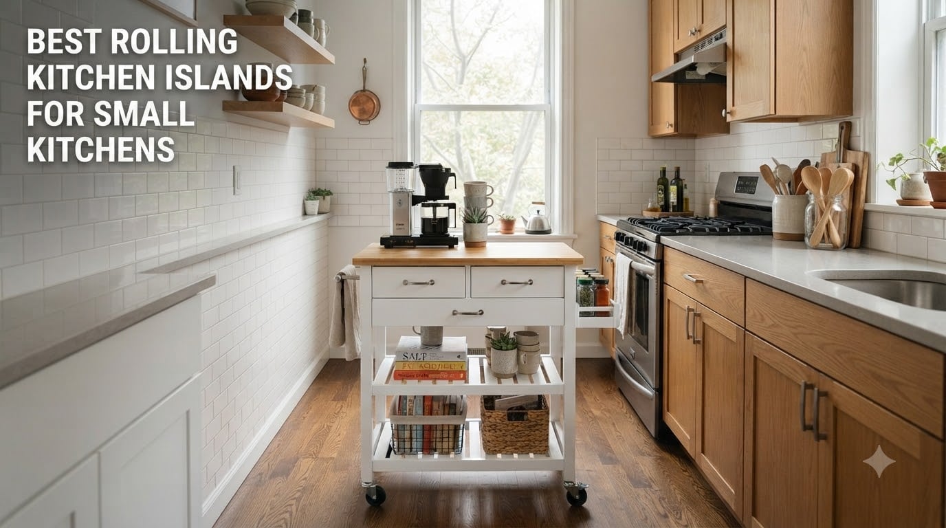 best rolling kitchen islands for small kitchens