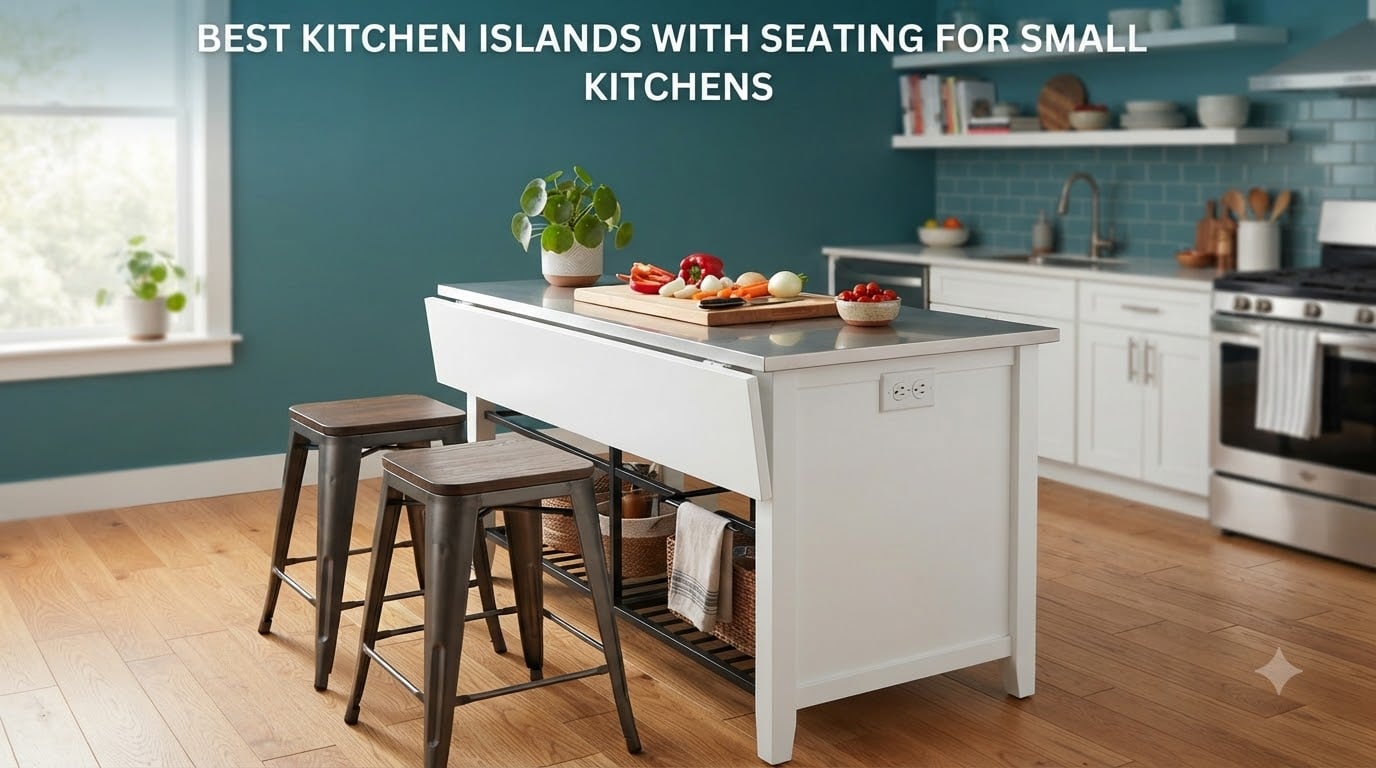 best kitchen islands with seating for small kitchens