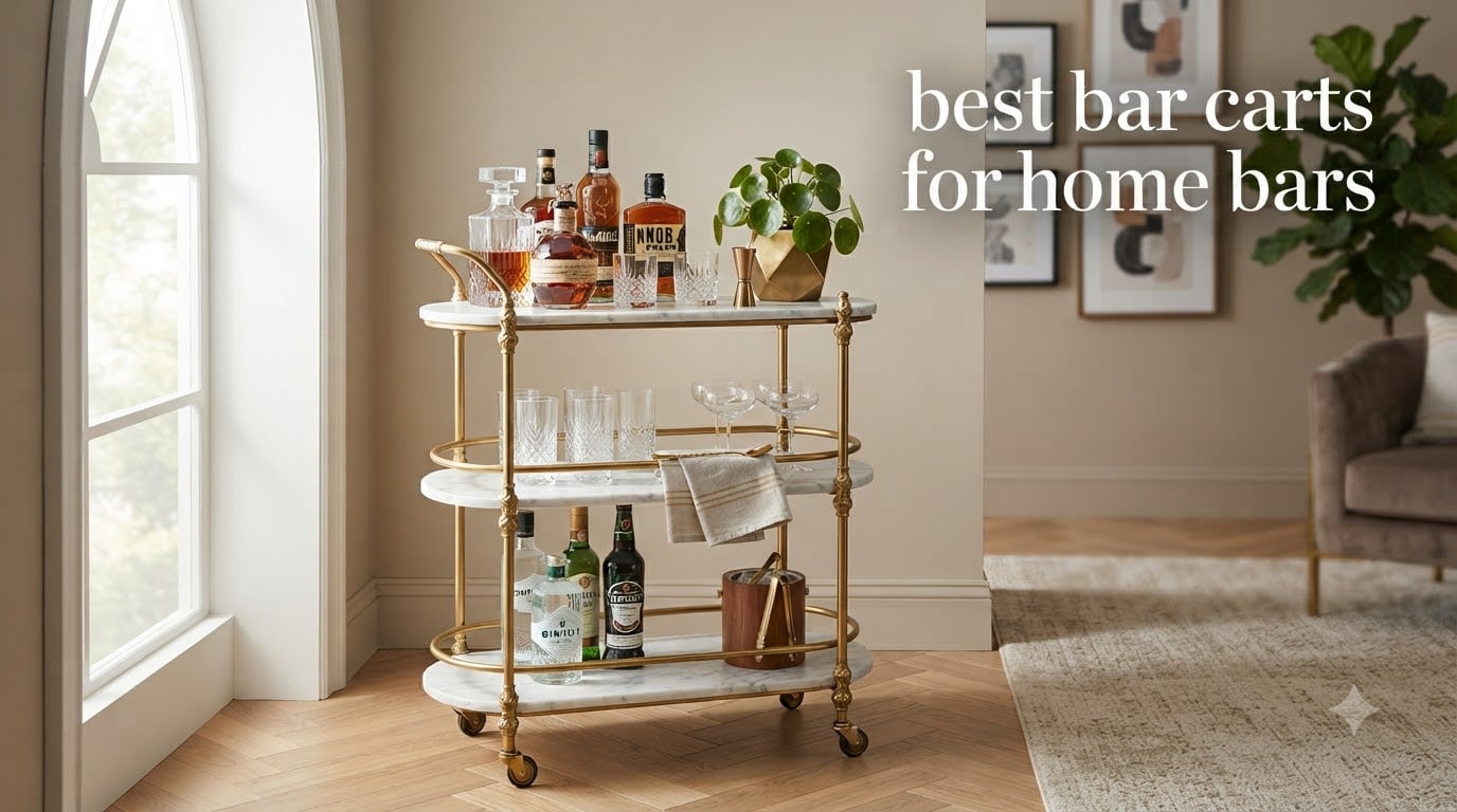 best bar carts for home bars