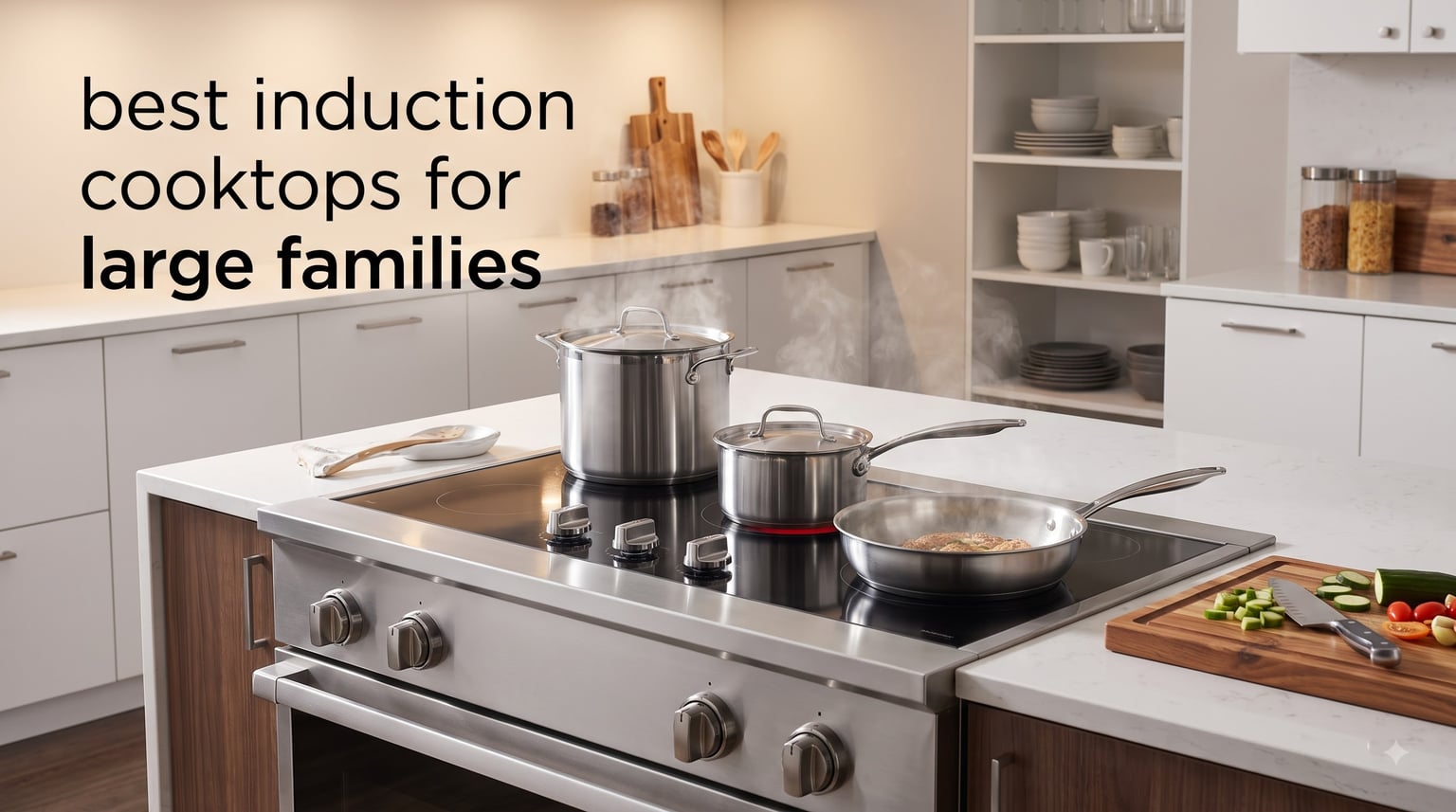 best induction cooktops for large families