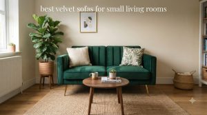best velvet sofas for small living rooms