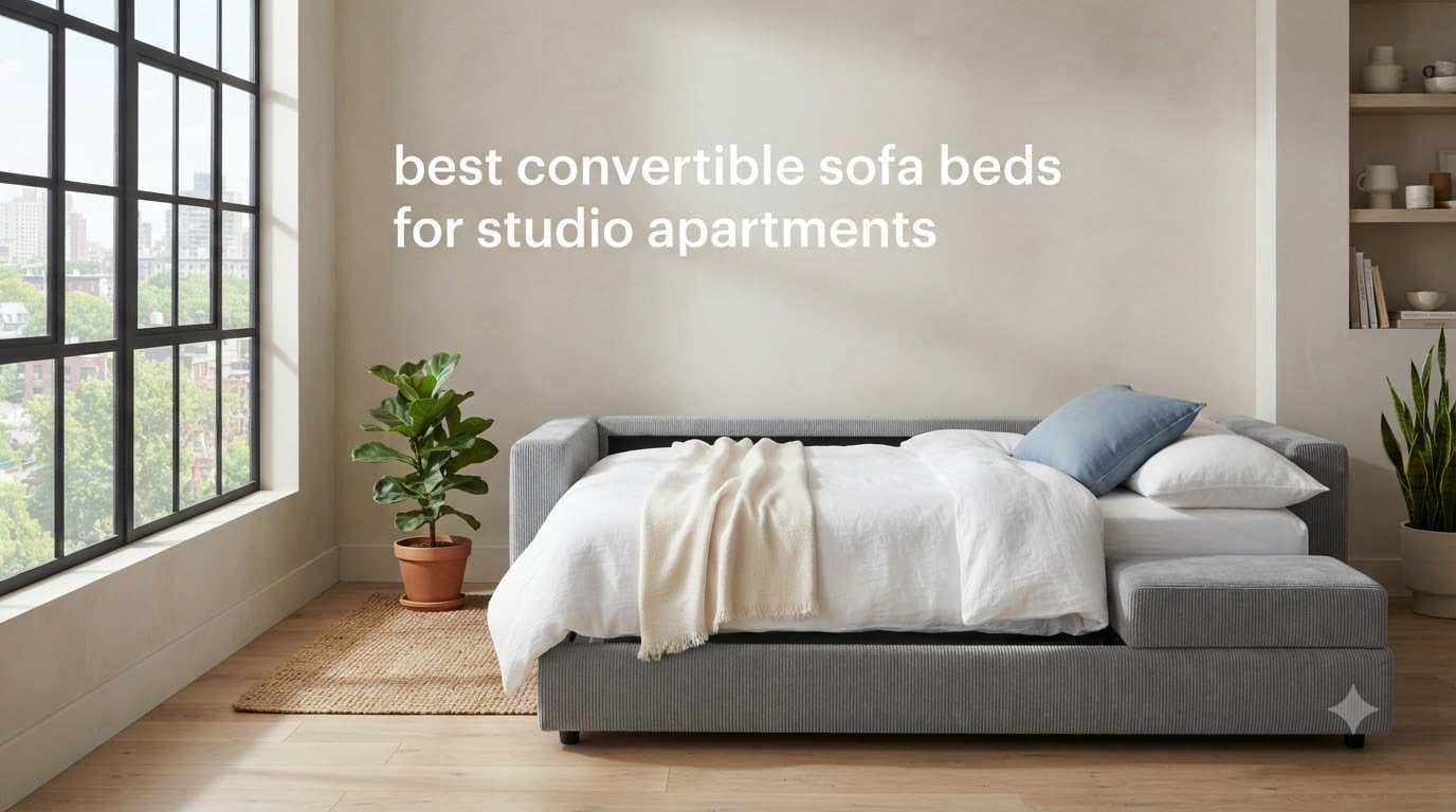 best convertible sofa beds for studio apartments
